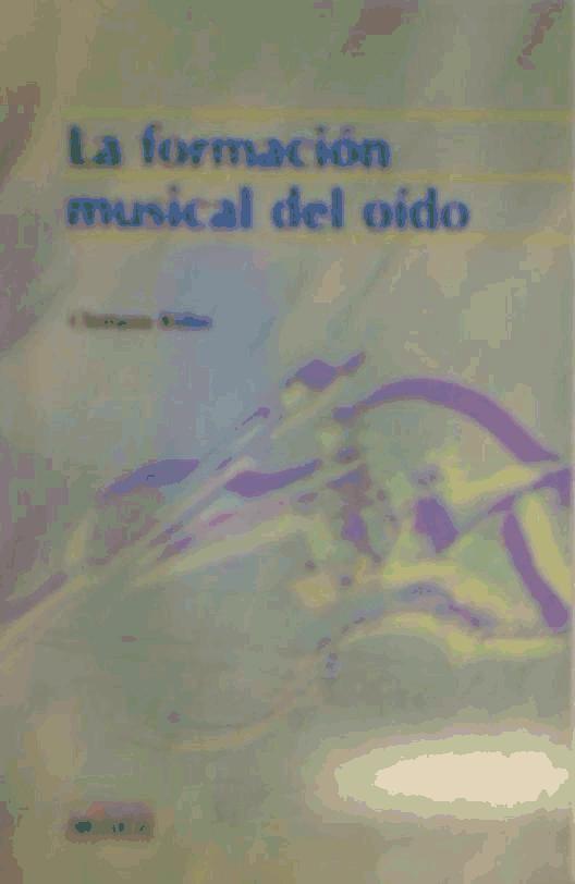 La formación musical del oído