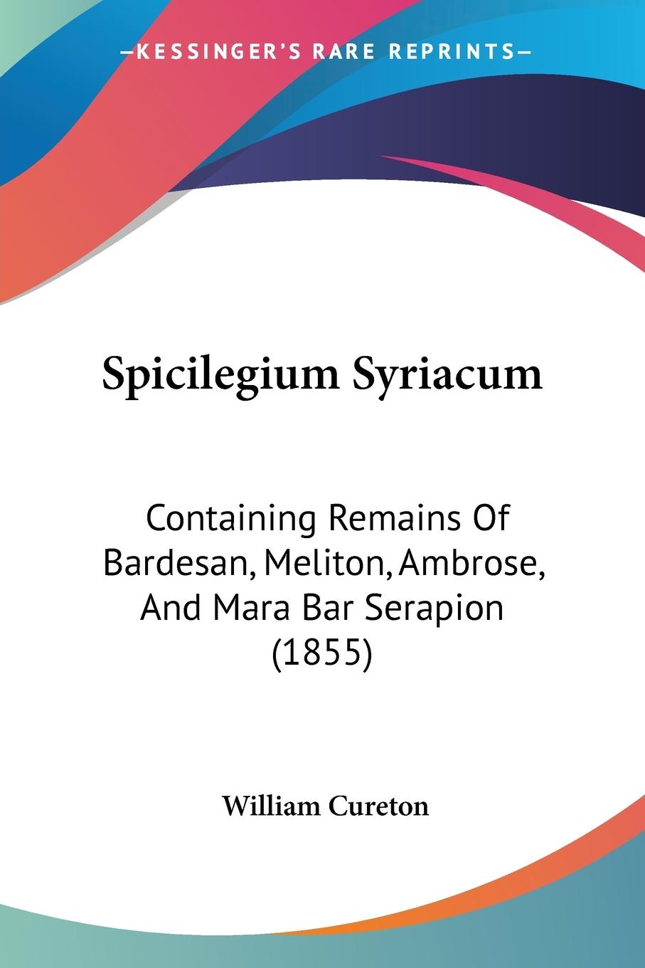 Spicilegium Syriacum