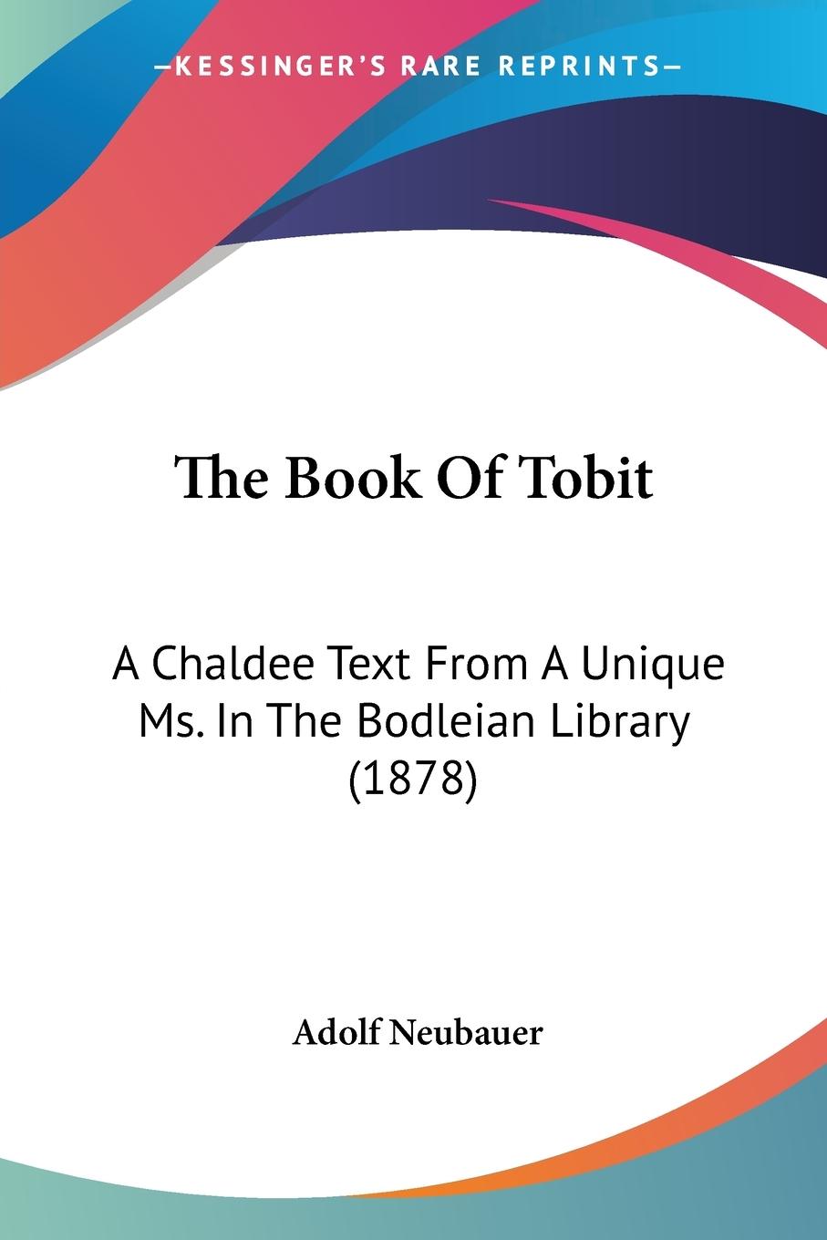 The Book Of Tobit