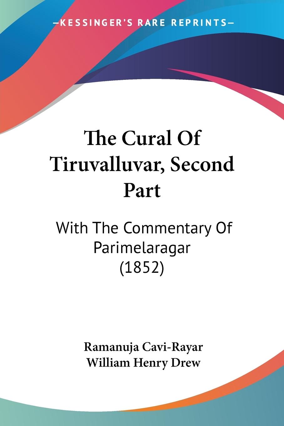 The Cural Of Tiruvalluvar, Second Part