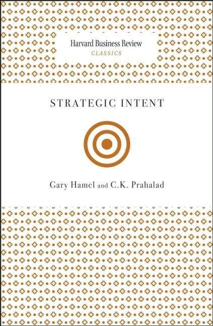 Strategic Intent