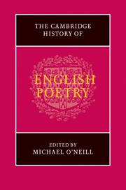 The Cambridge History of English Poetry