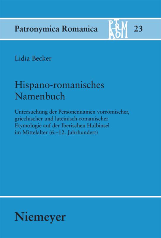 Hispano-romanisches Namenbuch