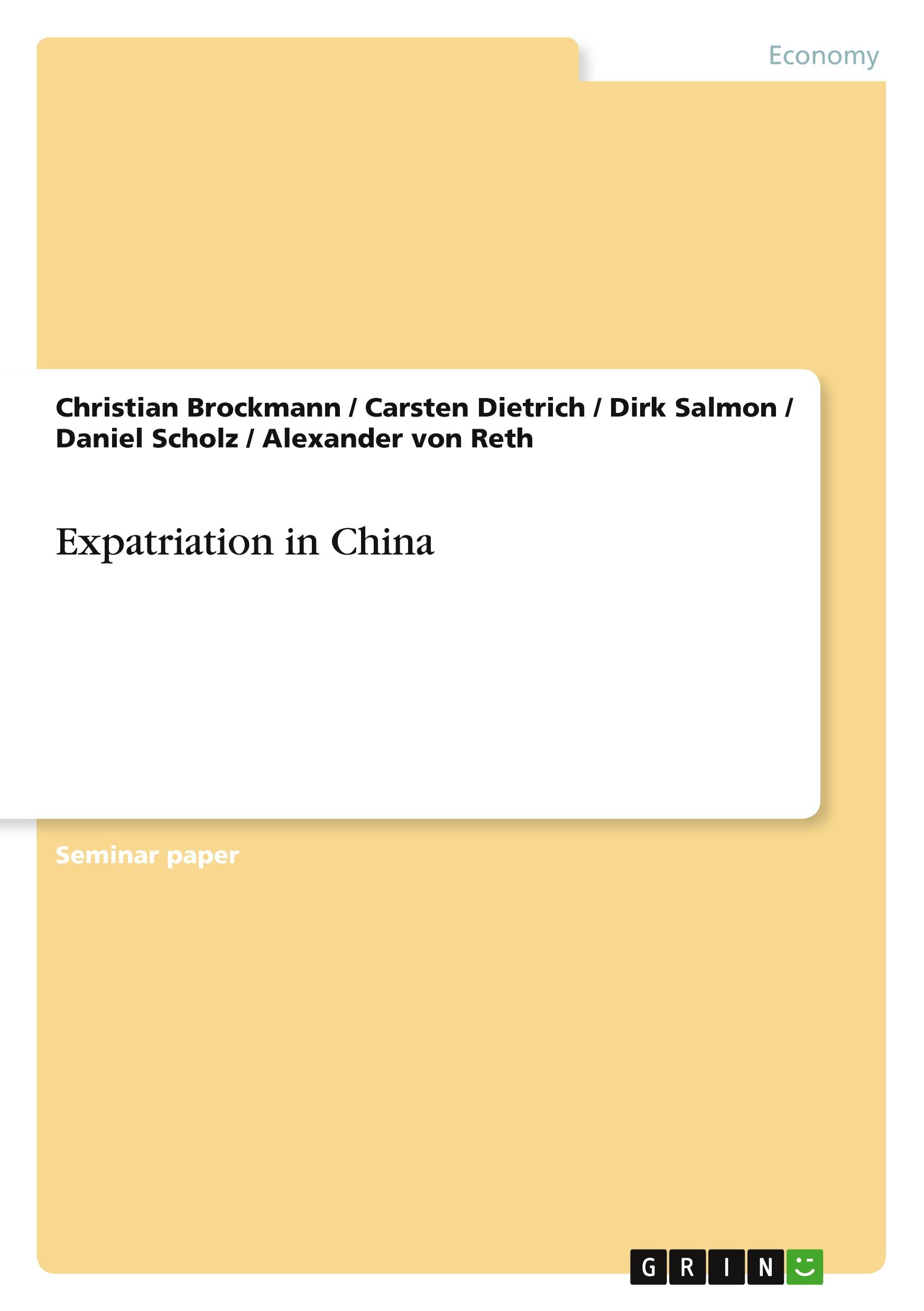 Expatriation in China