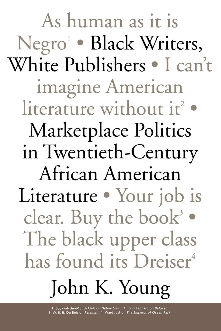 Black Writers, White Publishers