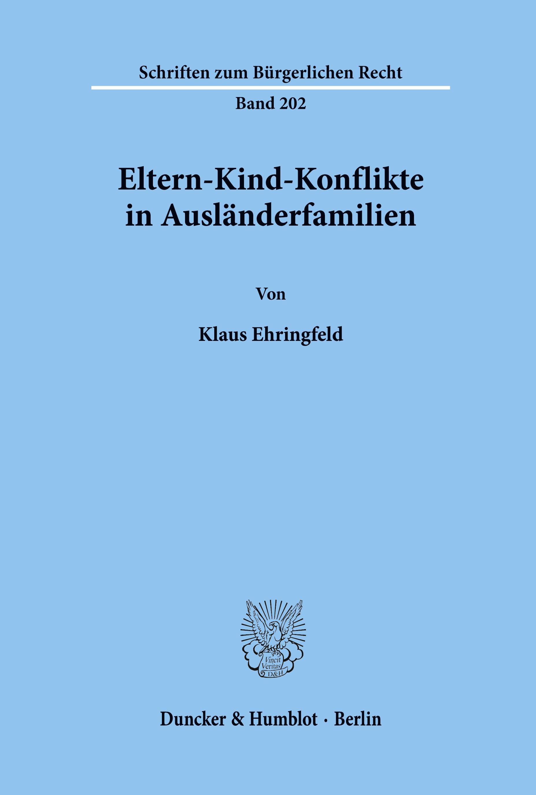 Eltern-Kind-Konflikte in Ausländerfamilien.