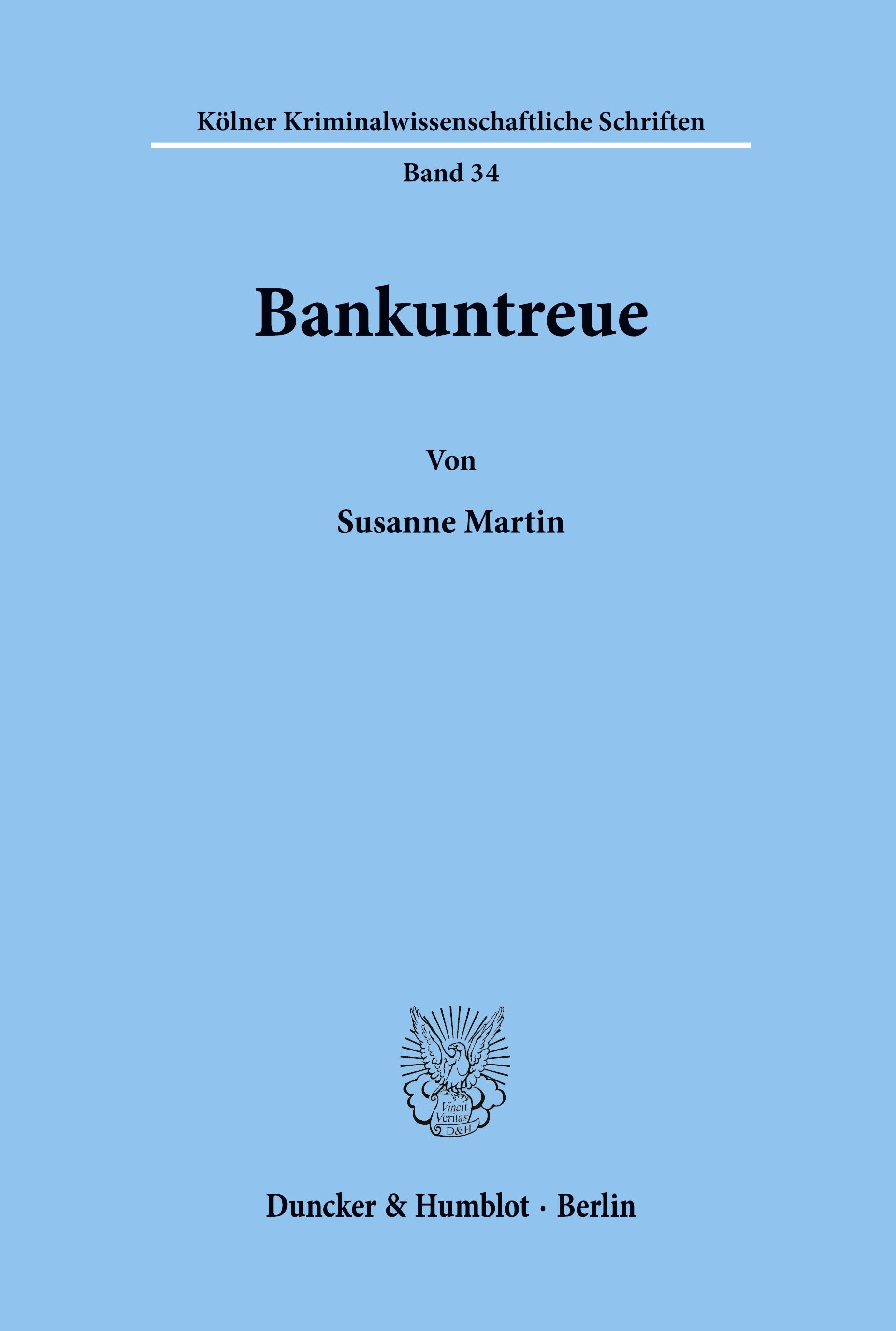 Bankuntreue.