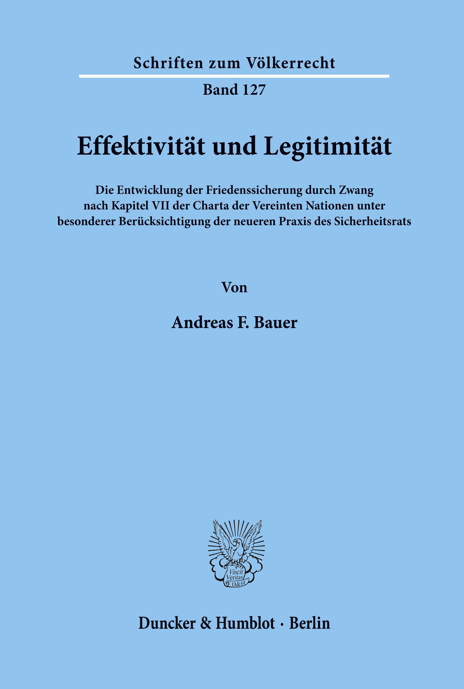 Effektivität und Legitimität.