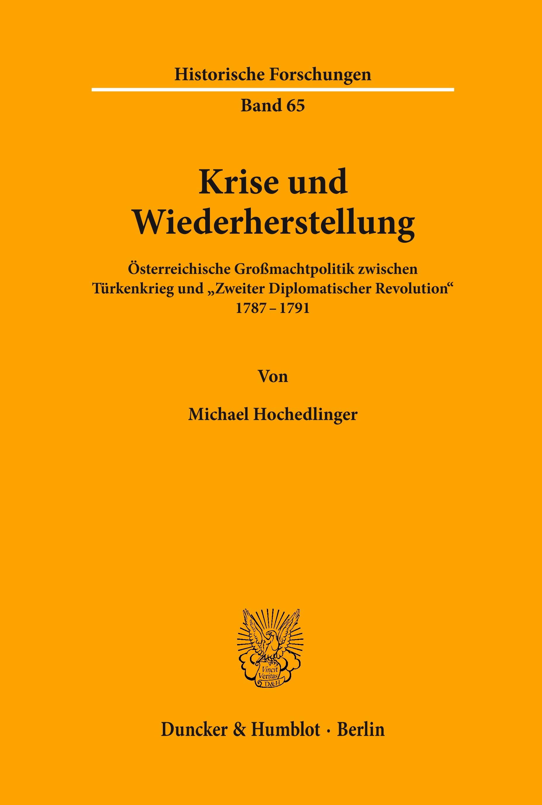 Krise und Wiederherstellung.