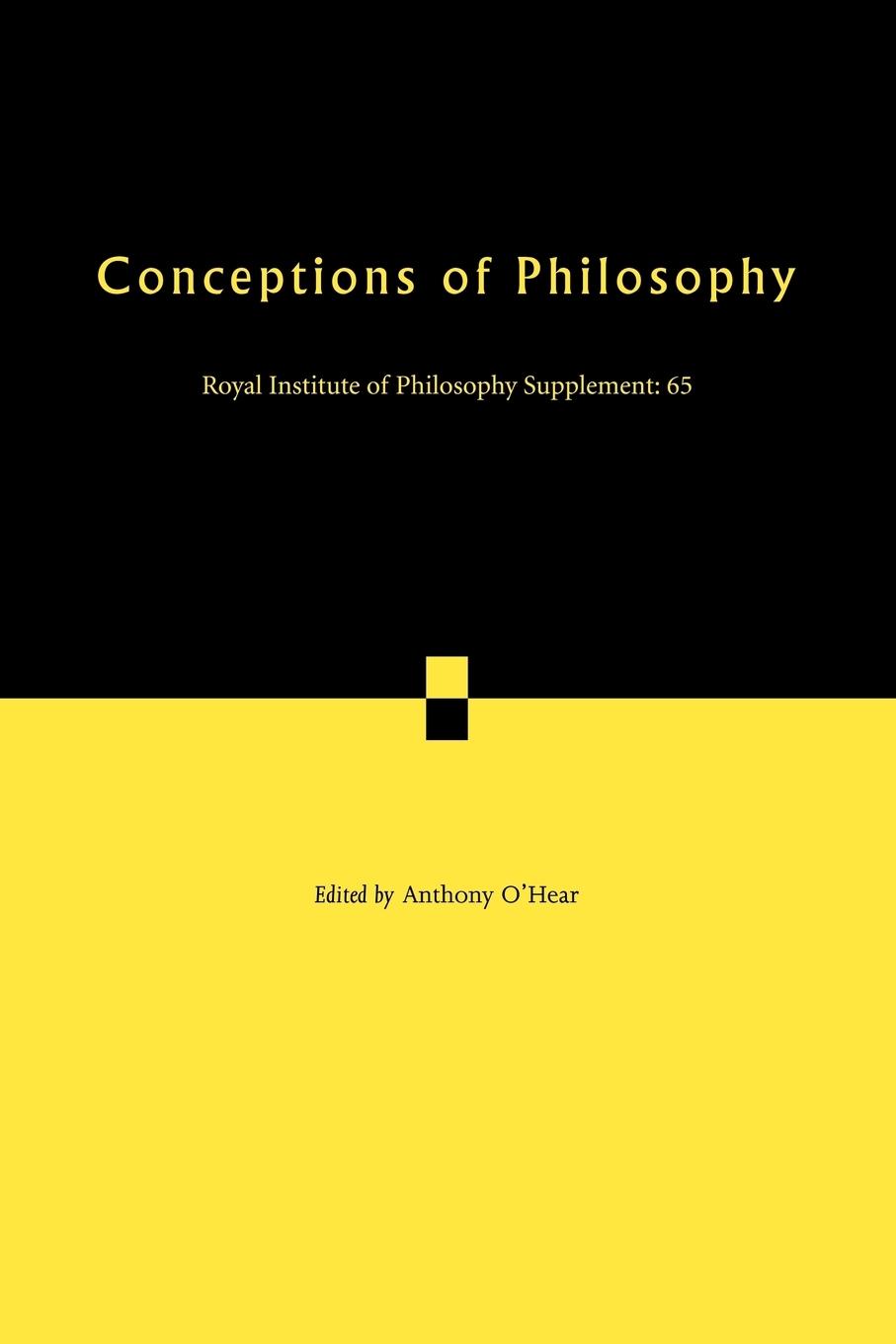 Conceptions of Philosophy