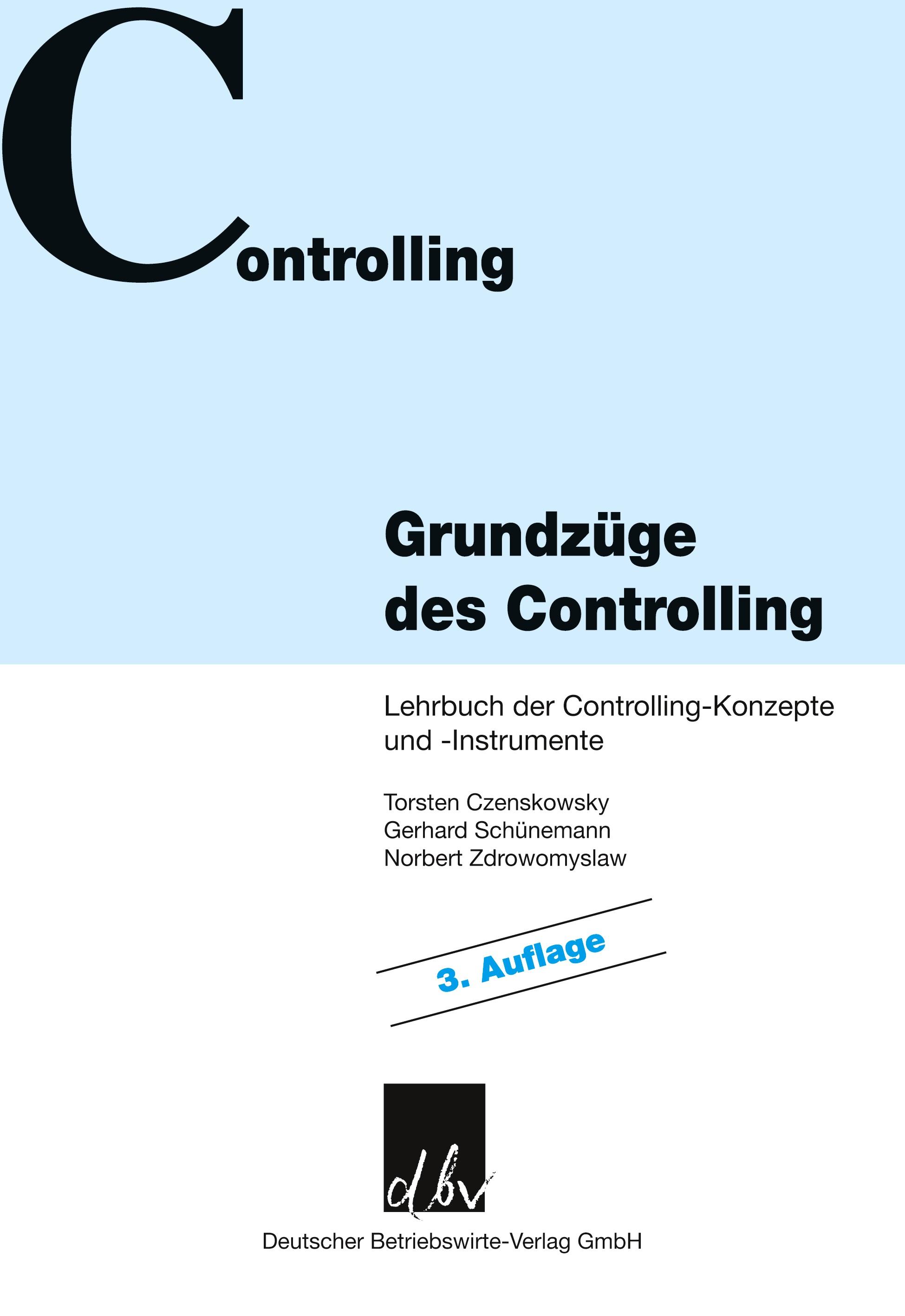 Grundzüge des Controlling.