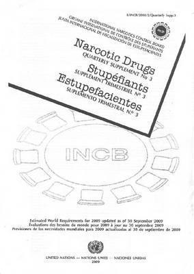 Narcotic Drugs: Estimated World Requirements for 2009 - Quarterly Supplement No.3