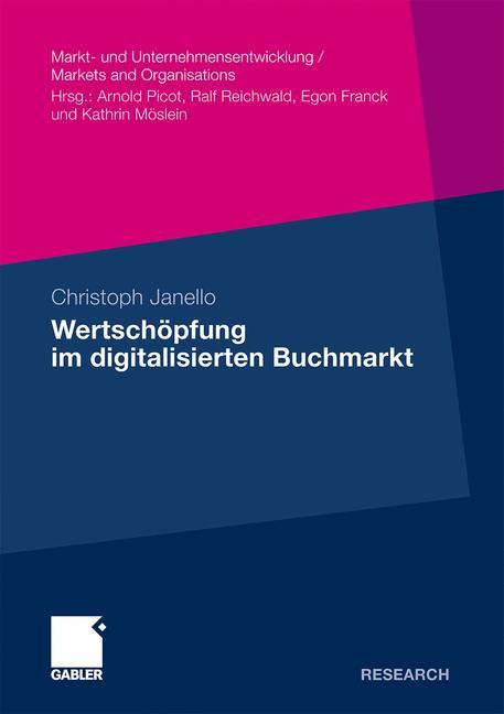 Wertschöpfung im digitalisierten Buchmarkt