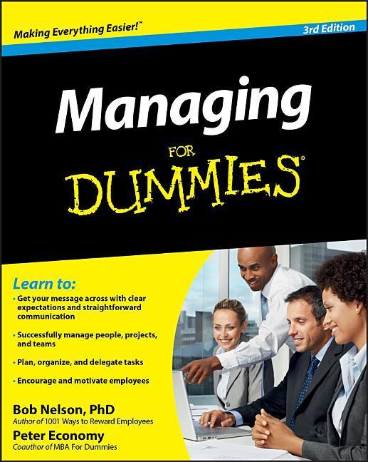 Managing for Dummies 3e