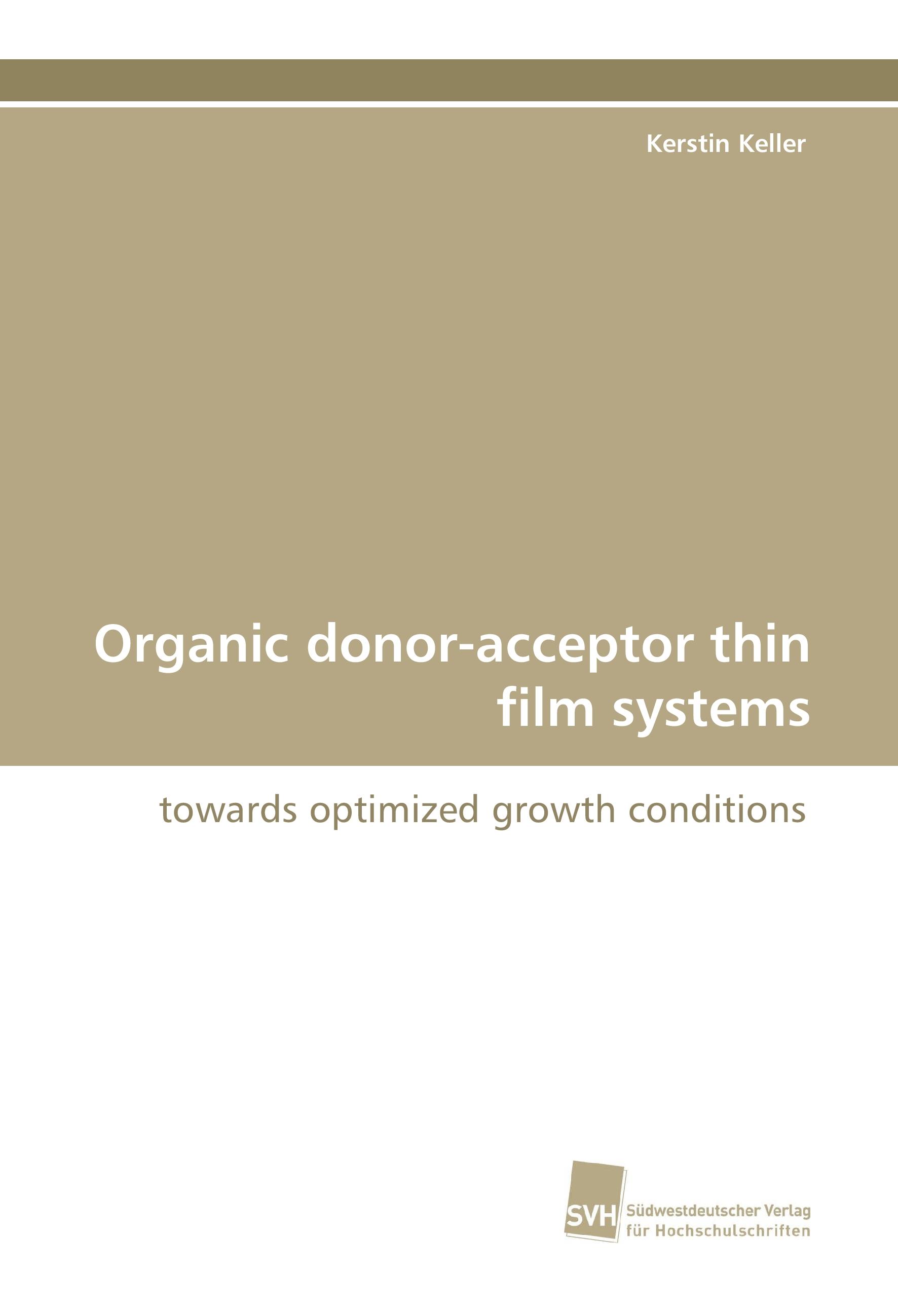 Organic donor-acceptor thin film systems