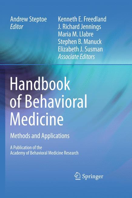 Handbook of Behavioral Medicine