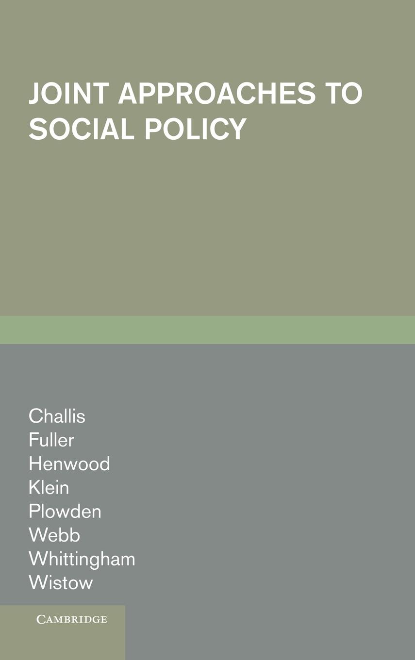 Joint Approaches to Social Pol