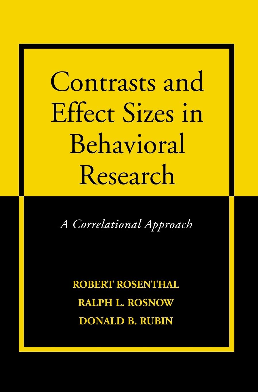 Contrasts and Effect Sizes in Behavioral Research