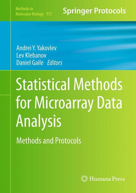 Statistical Methods for Microarray Data Analysis