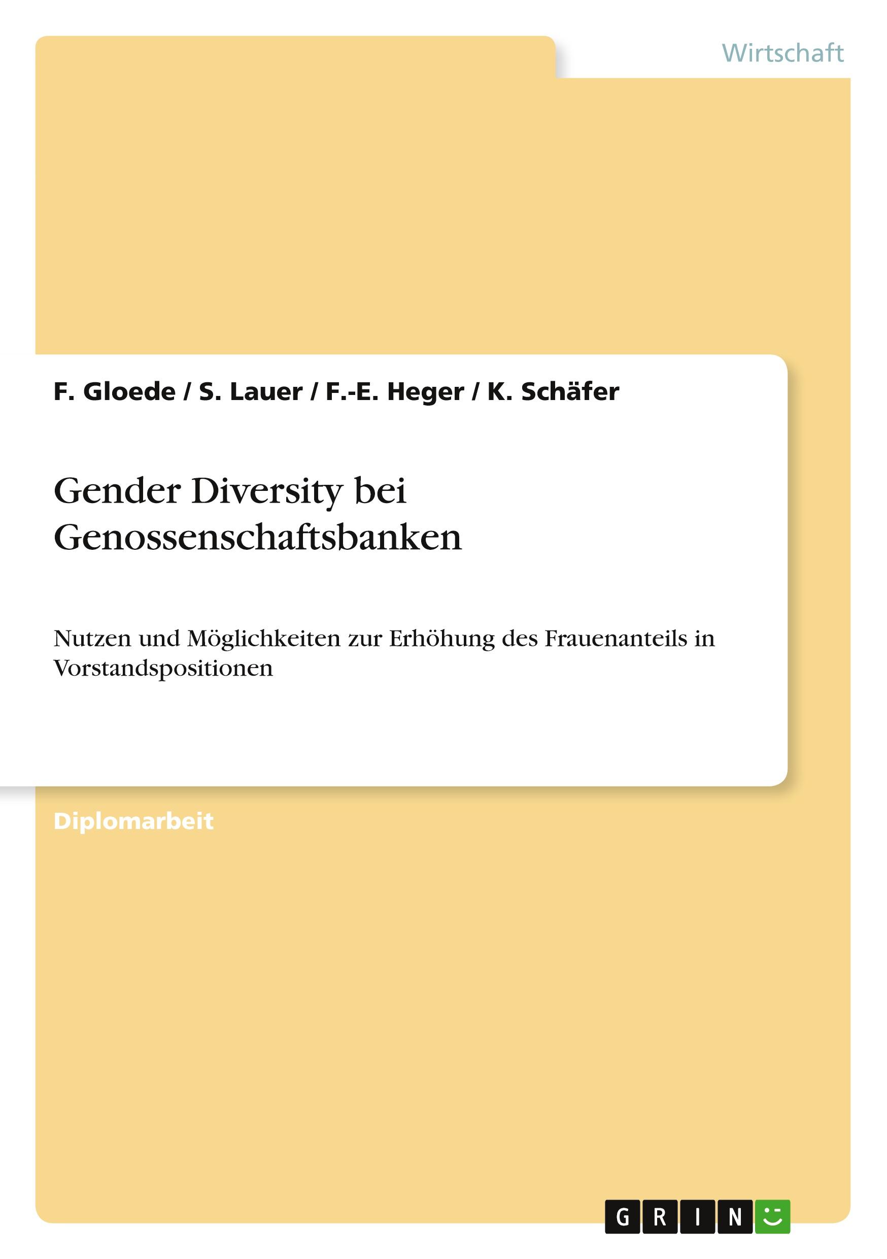 Gender Diversity bei Genossenschaftsbanken