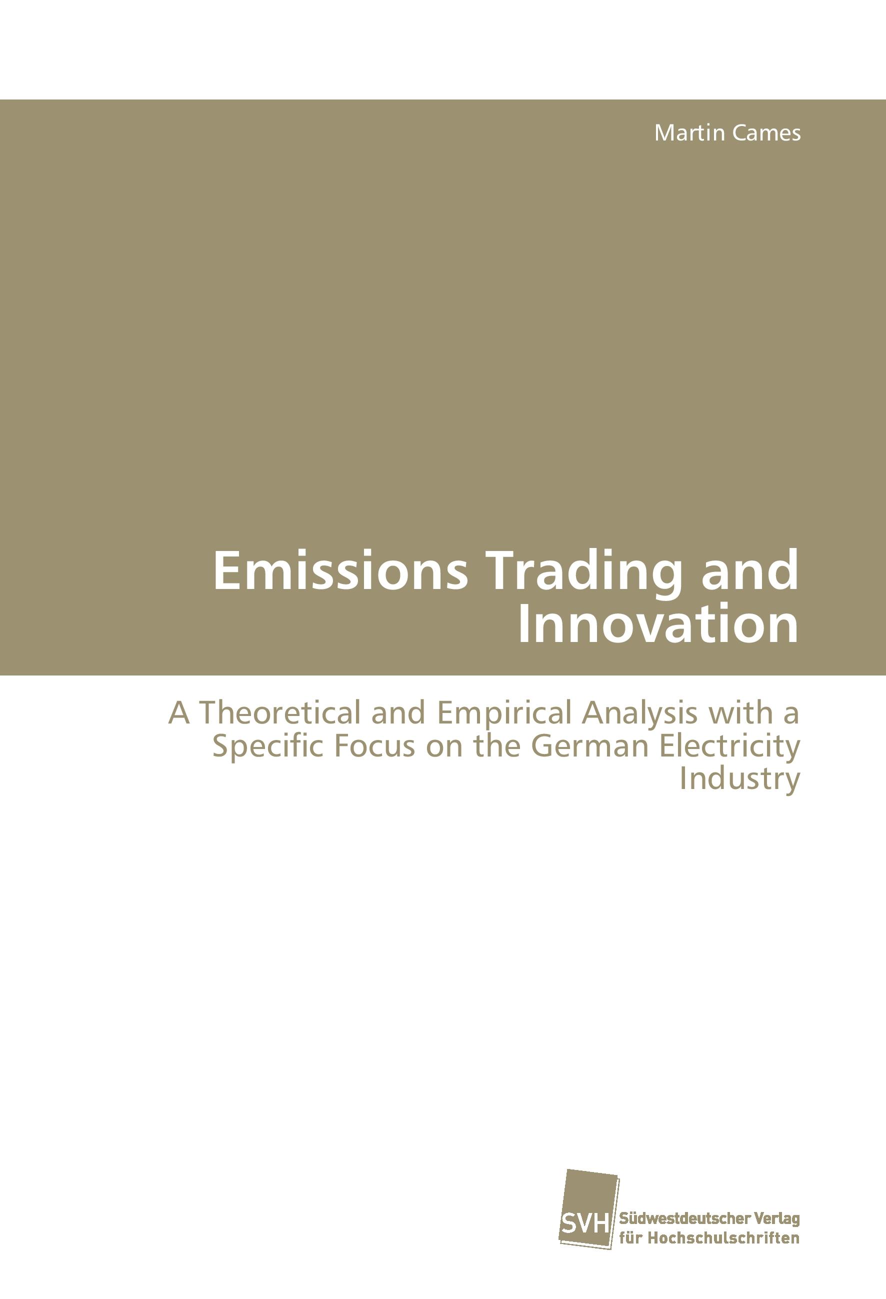 Emissions Trading and Innovation