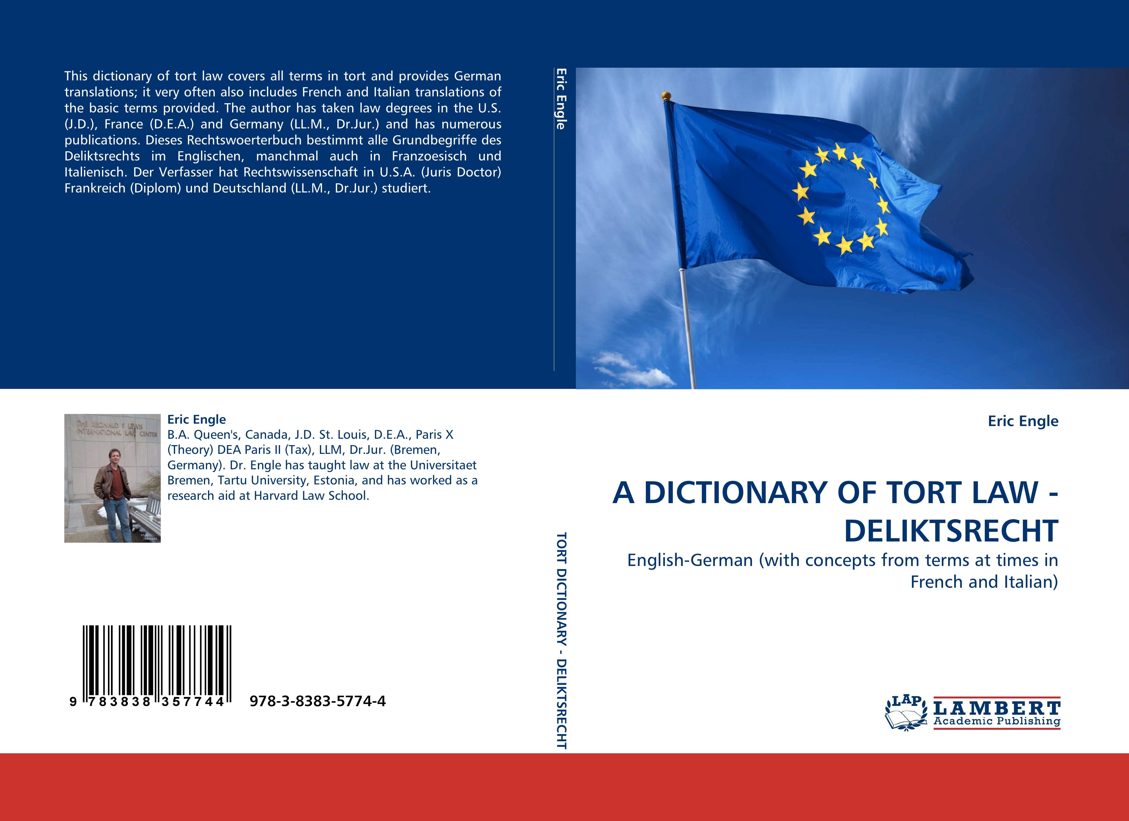 A DICTIONARY OF TORT LAW - DELIKTSRECHT