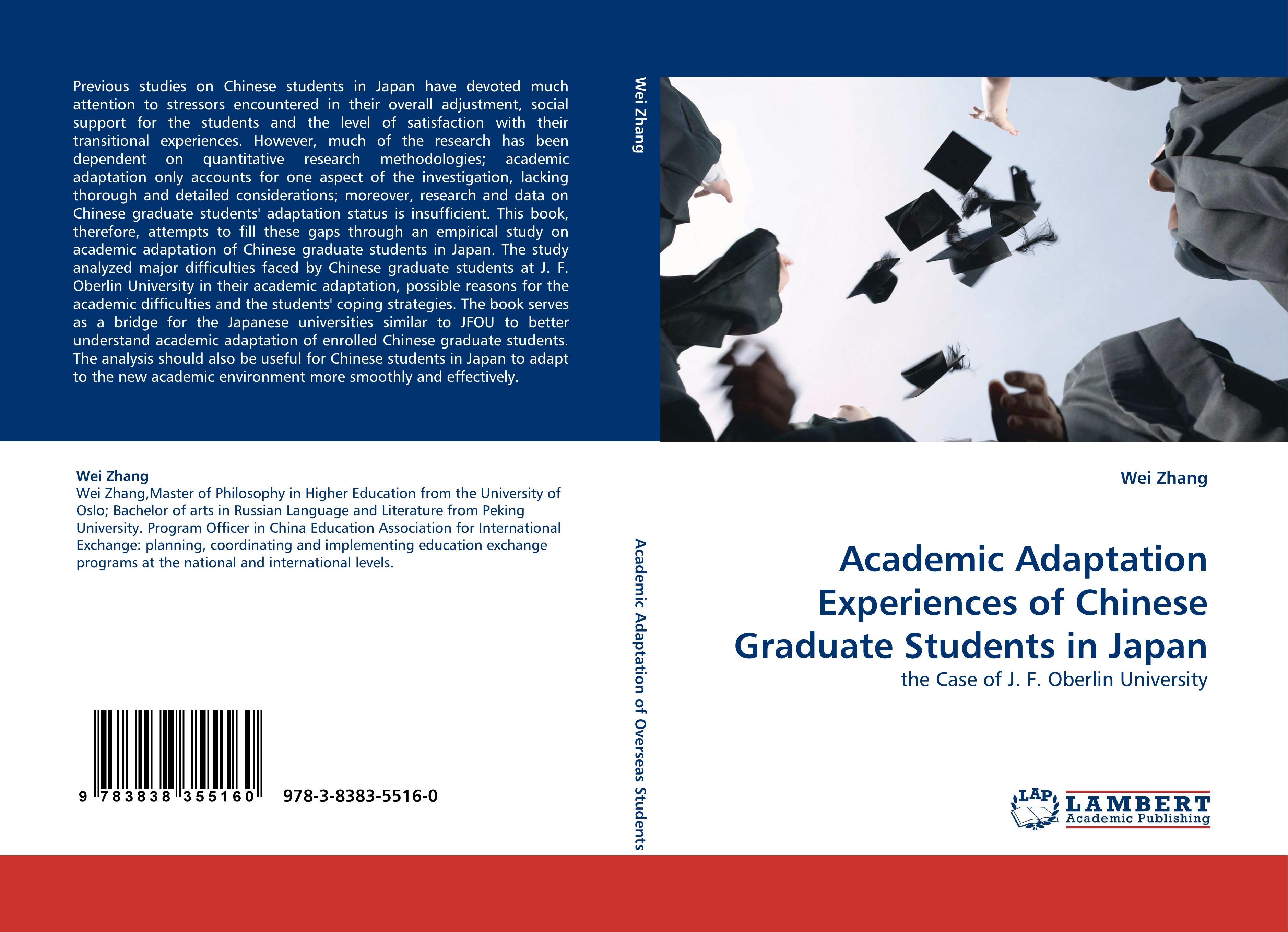 Academic Adaptation Experiences of Chinese Graduate Students in Japan