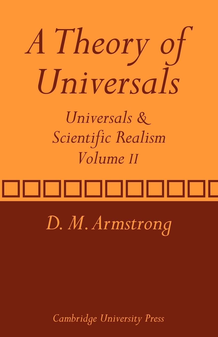 A Theory of Universals