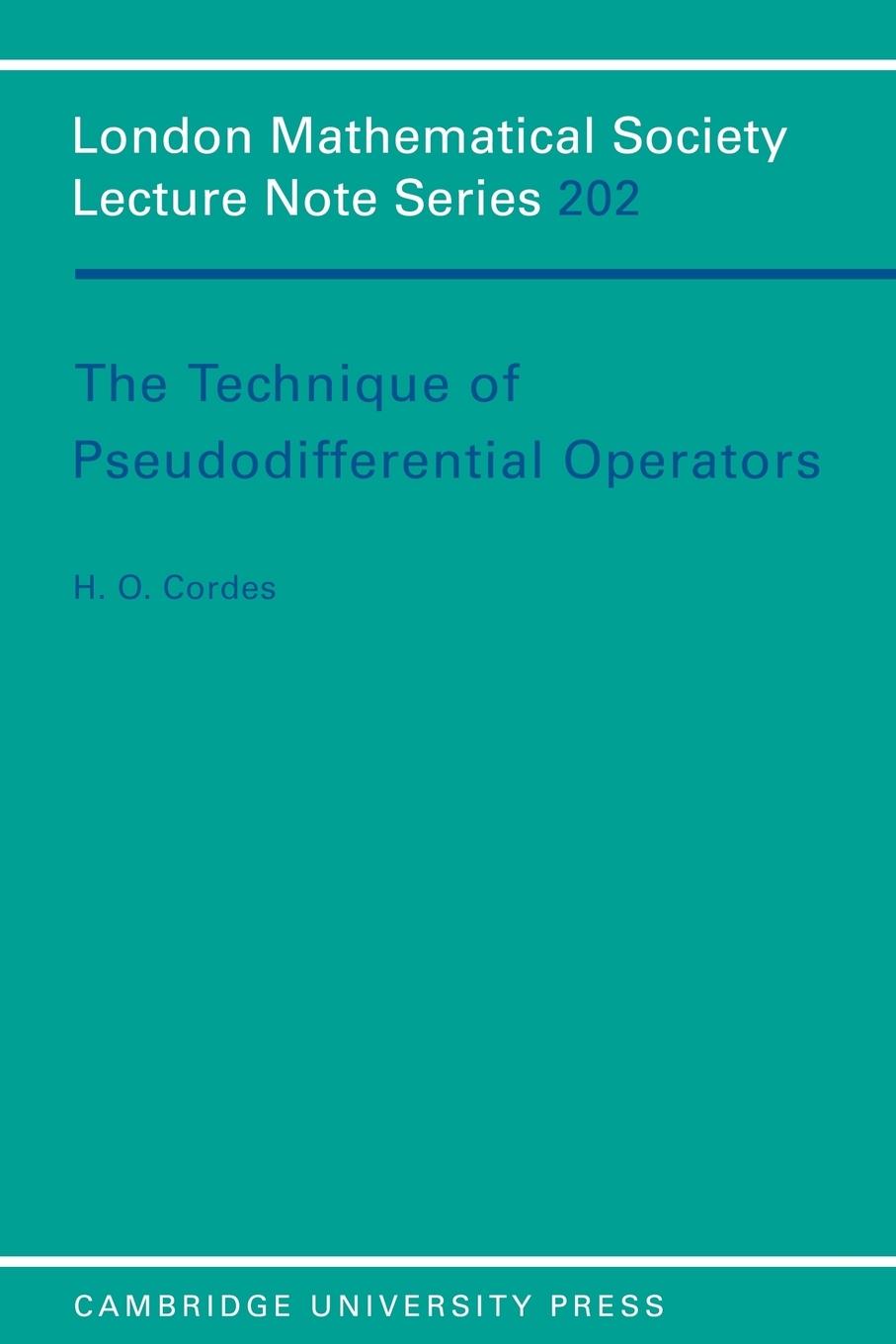 The Technique of Pseudodifferential Operators