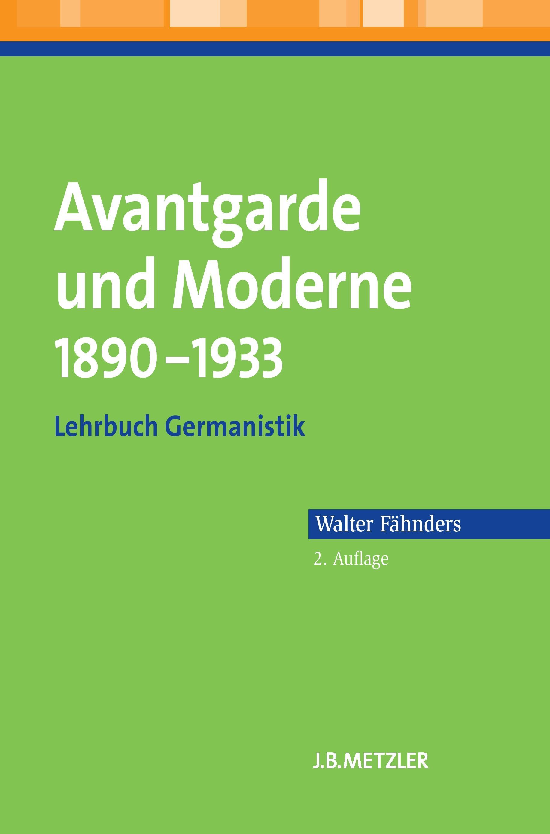 Avantgarde und Moderne 1890¿1933