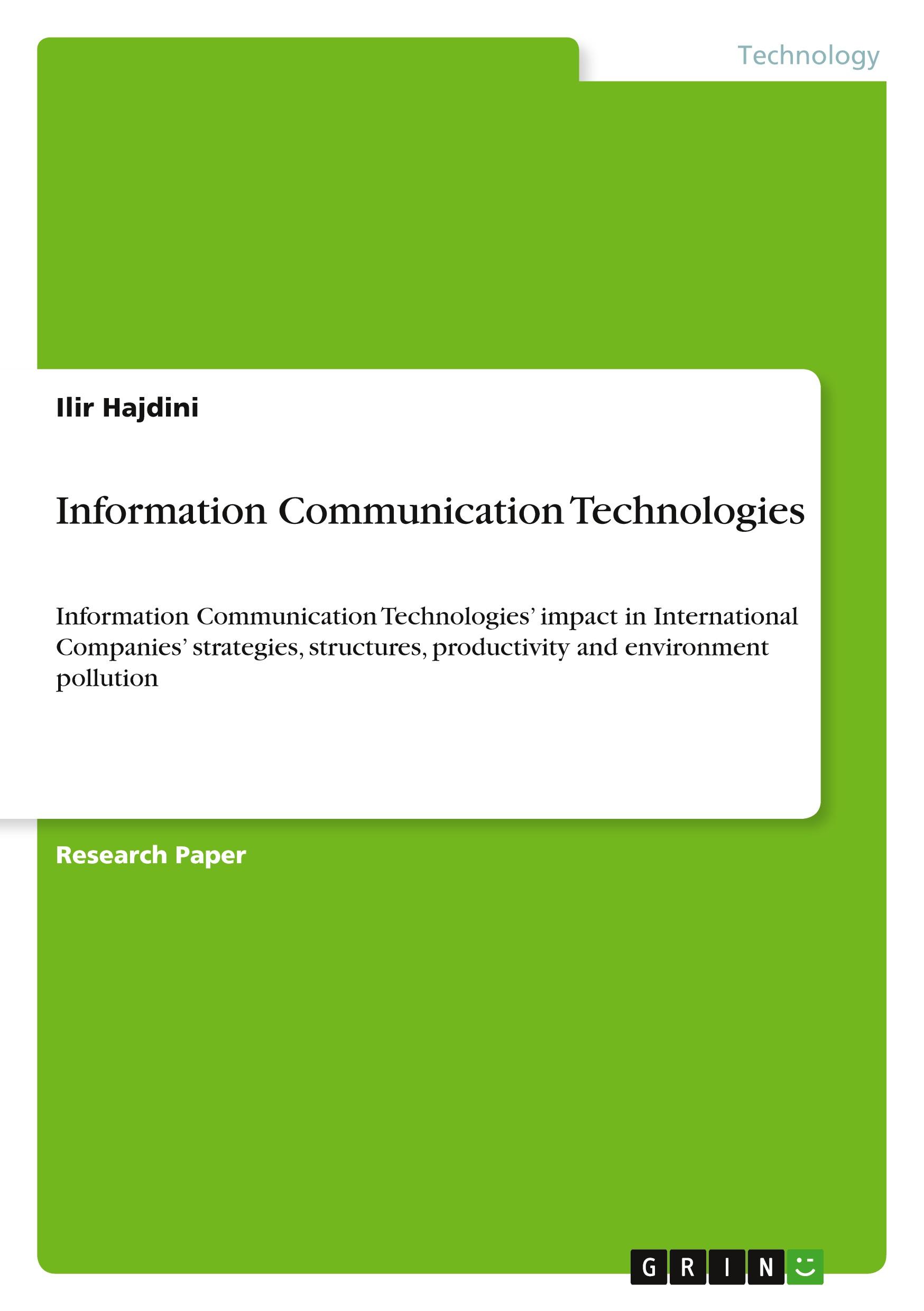 Information Communication Technologies