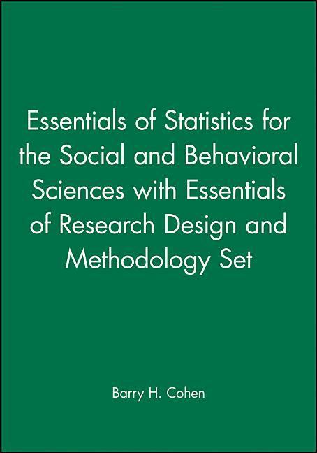 Essentials of Behavioral Science, 2-Volume Set