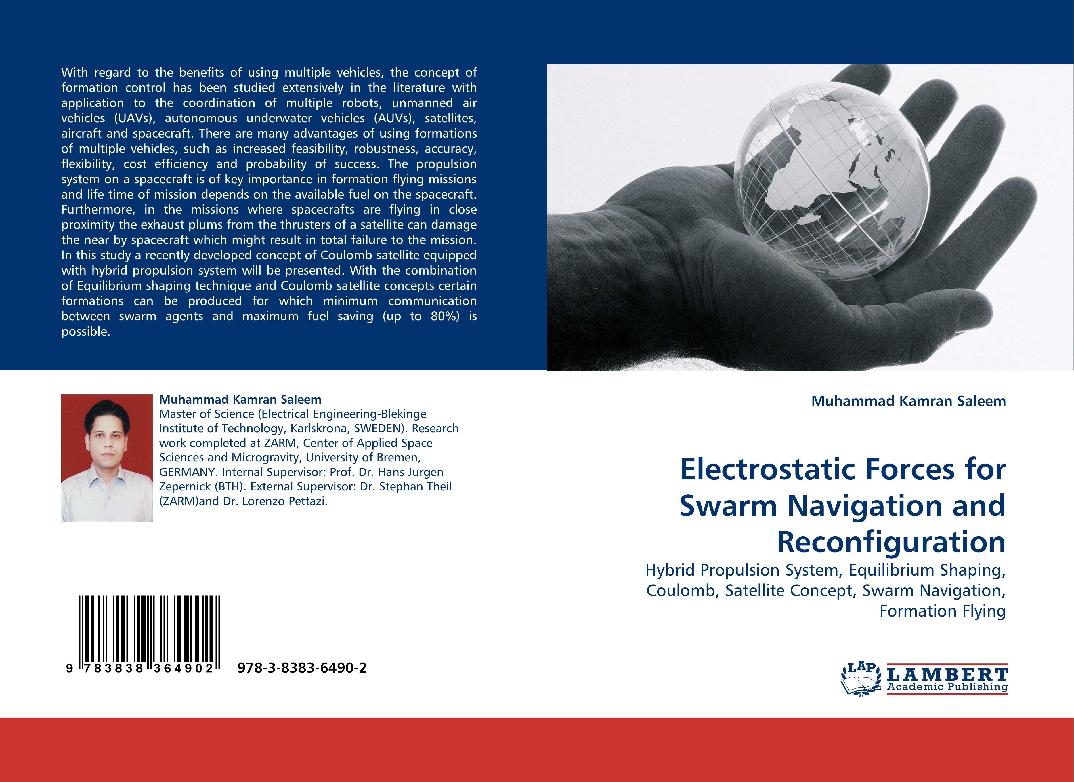 Electrostatic Forces for Swarm Navigation and Reconfiguration