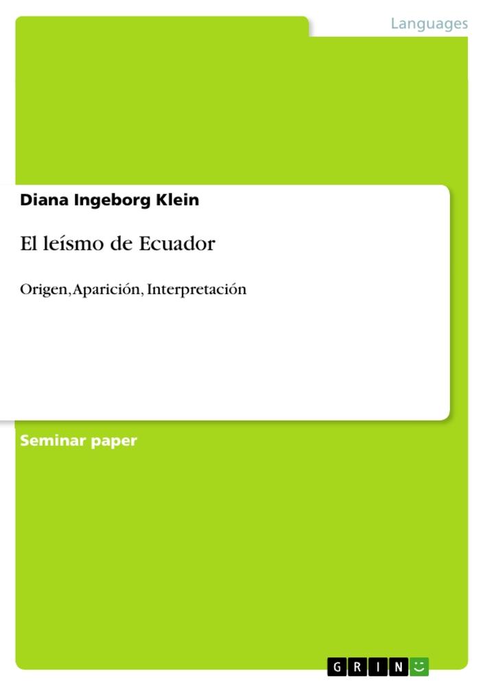 El leísmo de Ecuador