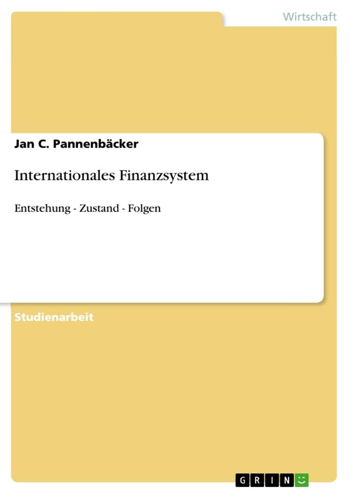 Internationales Finanzsystem