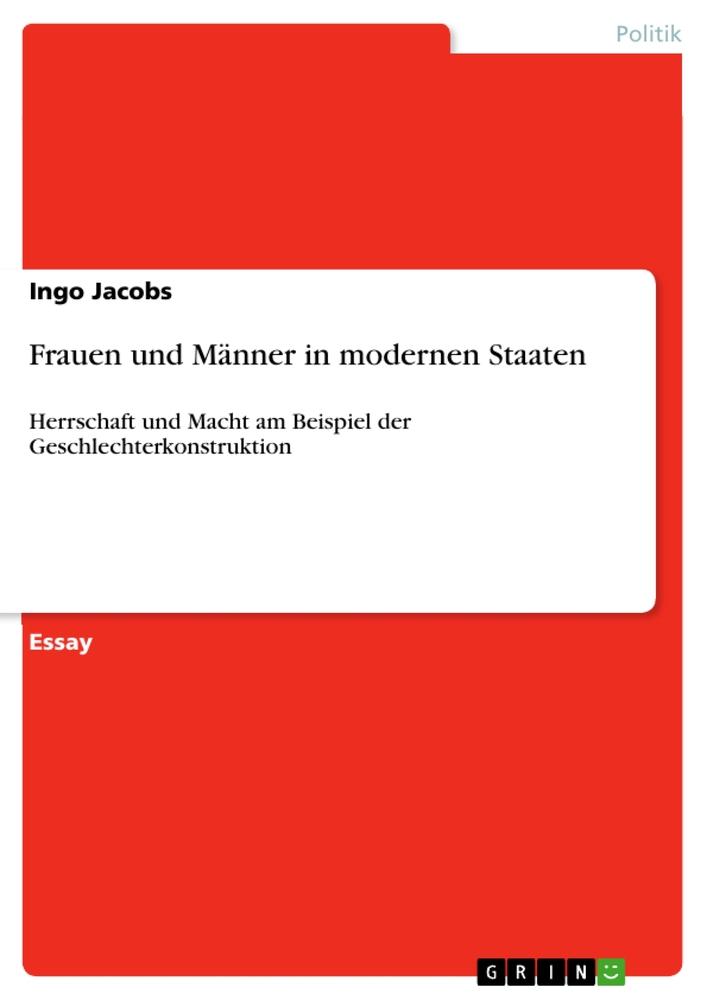 Frauen und Männer in modernen Staaten