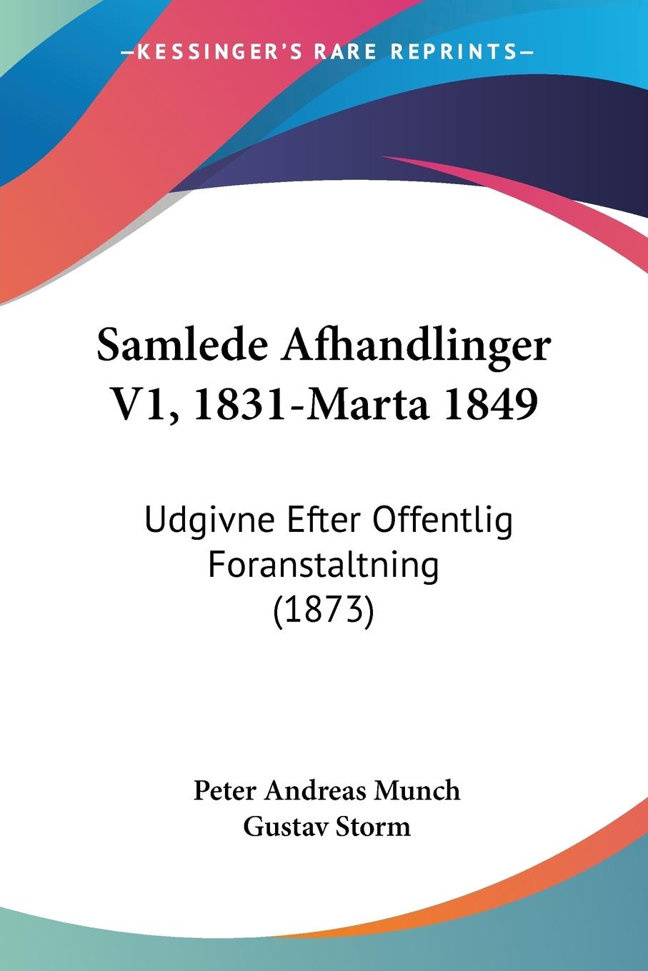 Samlede Afhandlinger V1, 1831-Marta 1849