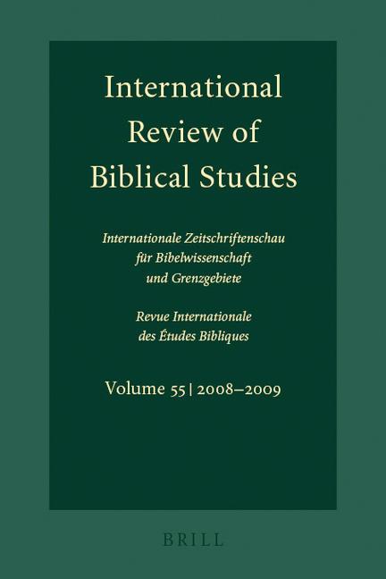 International Review of Biblical Studies, Volume 55 (2008-2009)