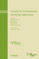 Ceramics for Environmental and Energy Applications