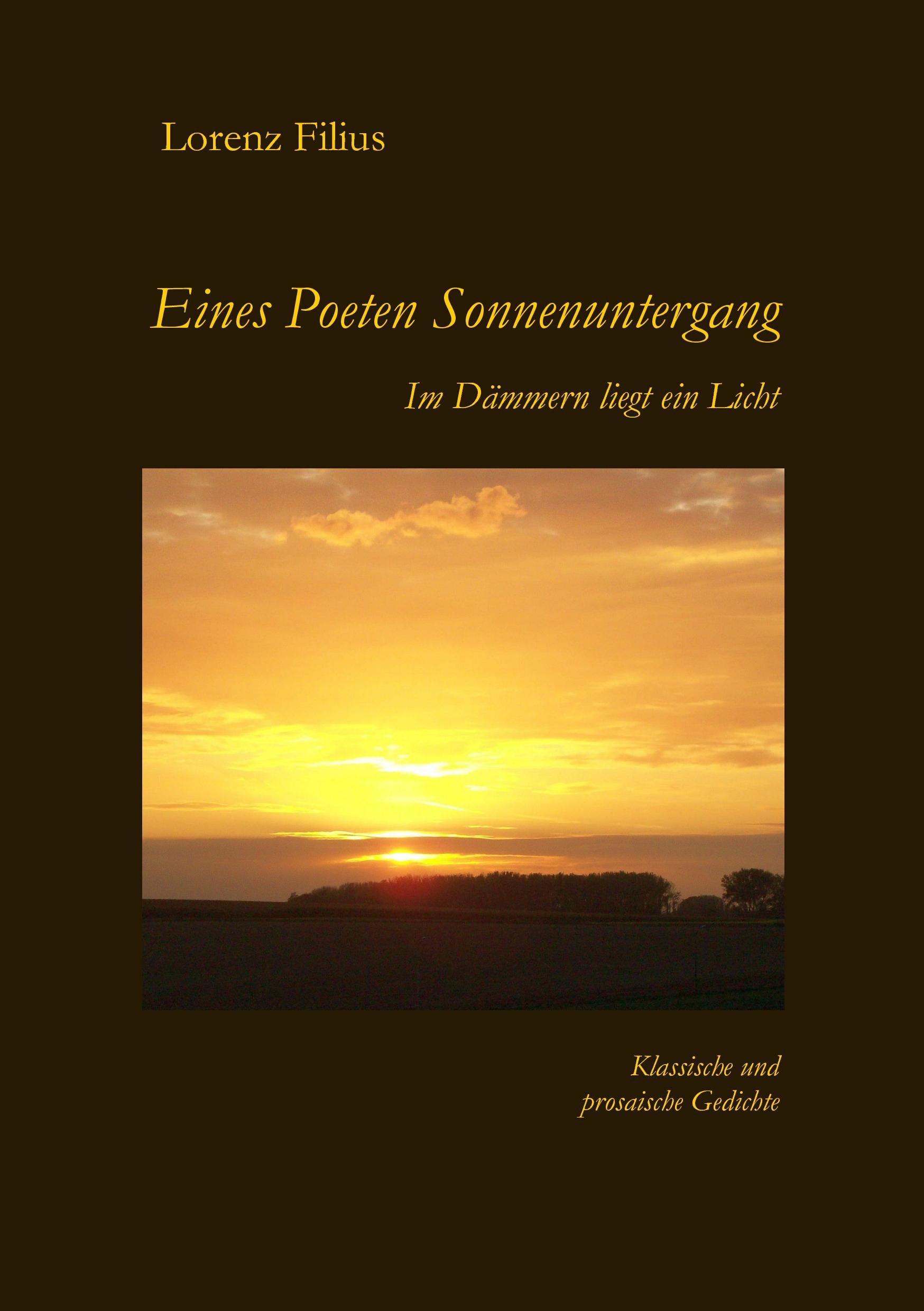 Eines Poeten Sonnenuntergang