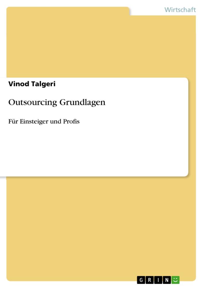 Outsourcing Grundlagen