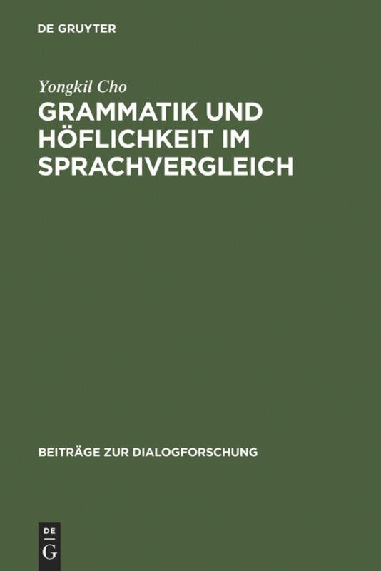 Grammatik und Höflichkeit im Sprachvergleich