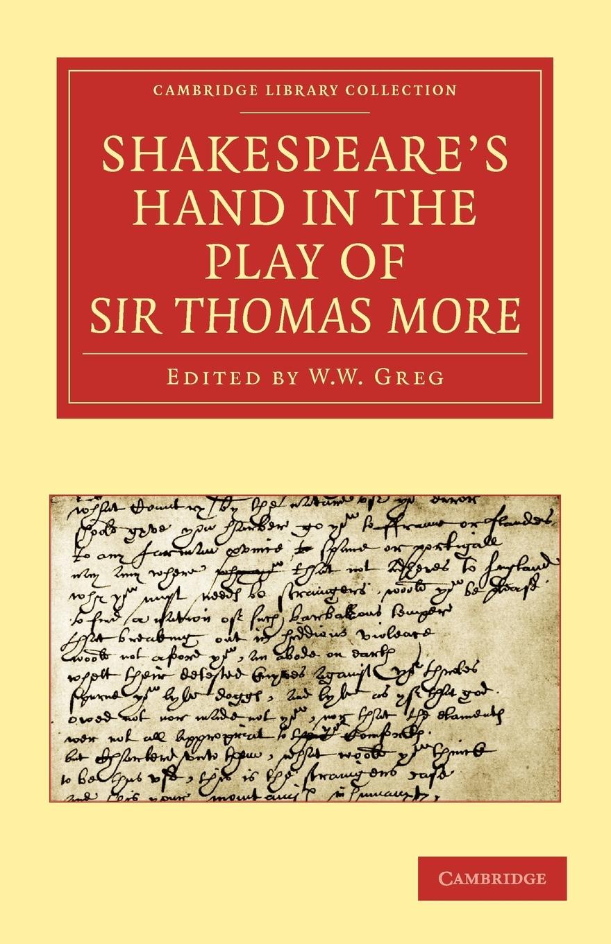 Shakespeare S Hand in the Play of Sir Thomas More