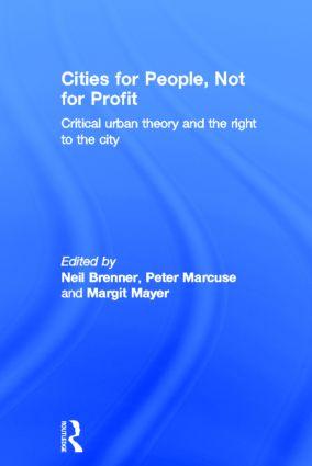 Cities for People, Not for Profit