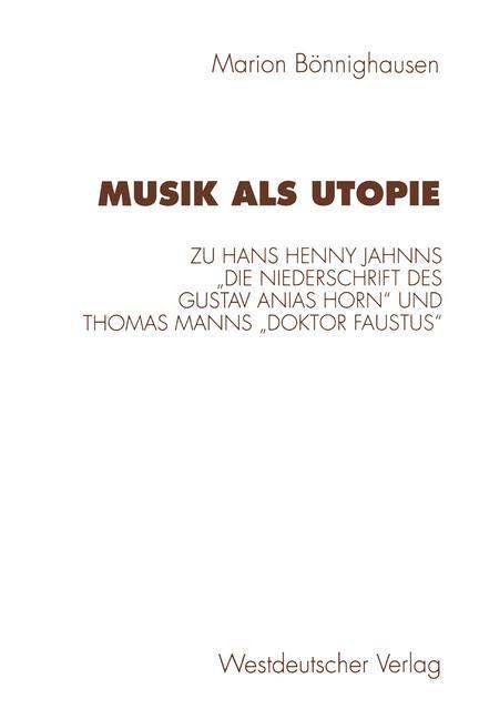 Musik als Utopie