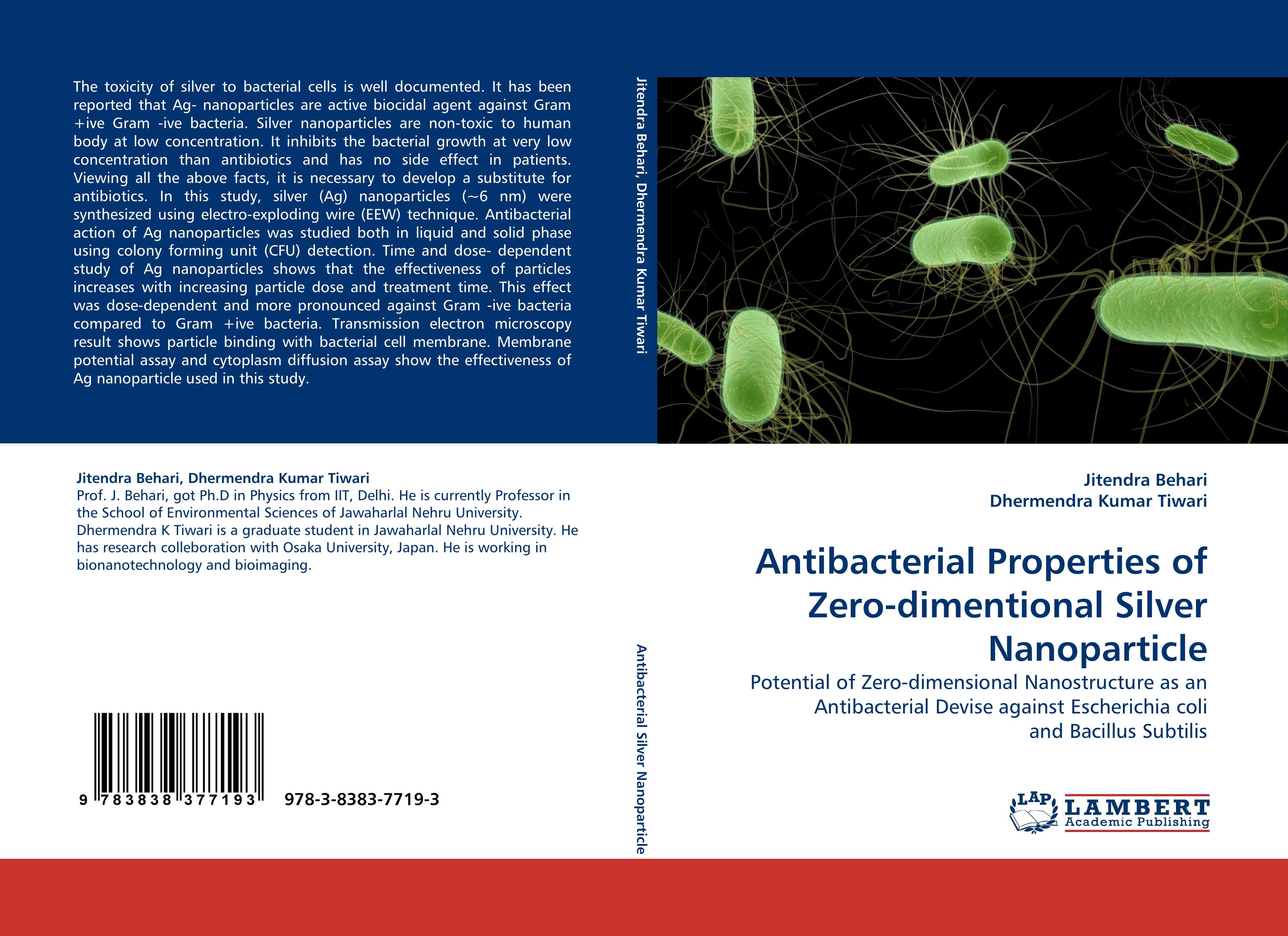 Antibacterial Properties of Zero-dimentional Silver Nanoparticle