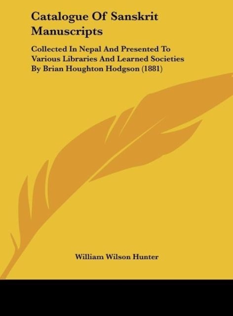 Catalogue Of Sanskrit Manuscripts