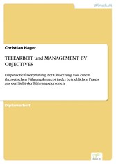 TELEARBEIT und MANAGEMENT BY OBJECTIVES