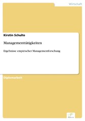 Managementtätigkeiten