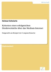 Kriterien eines erfolgreichen Direktvertriebs über das Medium Internet